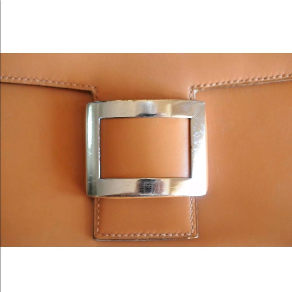 HERMÈS TAN FLAP BAG - Picture 3 of 8